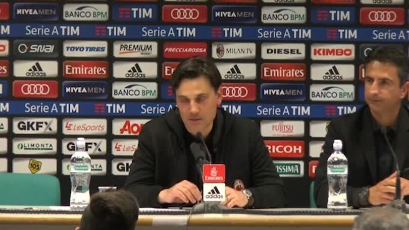 Montella cauto sul derby: "Anche all'andata l'Inter.."