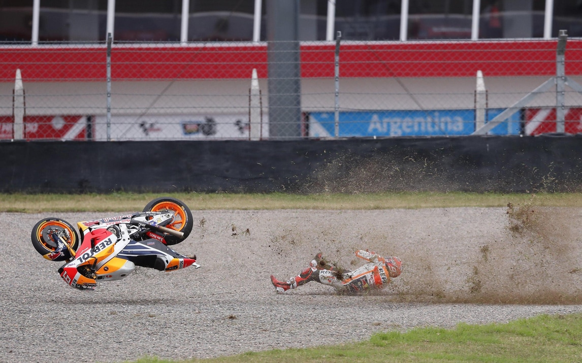 MotoGp, Argentina: da Marquez a Pedrosa. tutti giù per terra!
