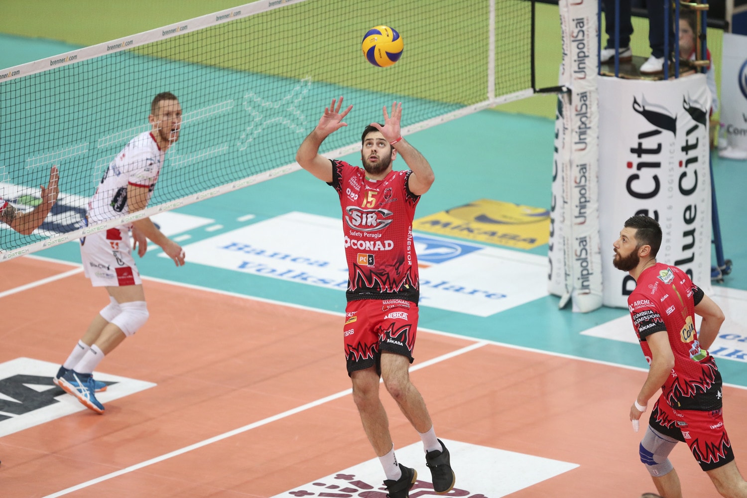 Volley: Superlega, Trento supera Perugia in quattro set