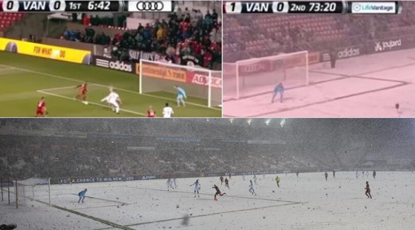 MLS, Salt Lake City: dal sereno alla bufera di neve, nella stessa partita!