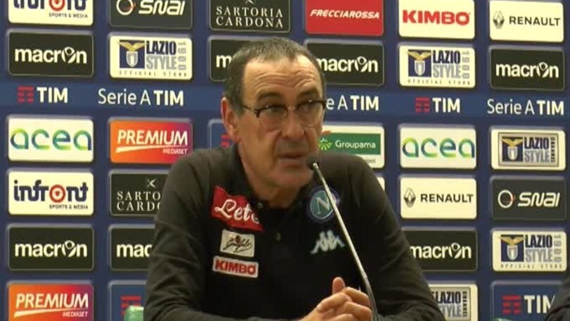 Sarri:"Non penso che oggi il Napoli sia attrezzato per vincere lo scudetto"