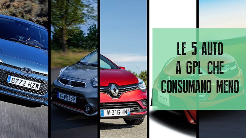 Le 5 piccole a gpl che consumano meno