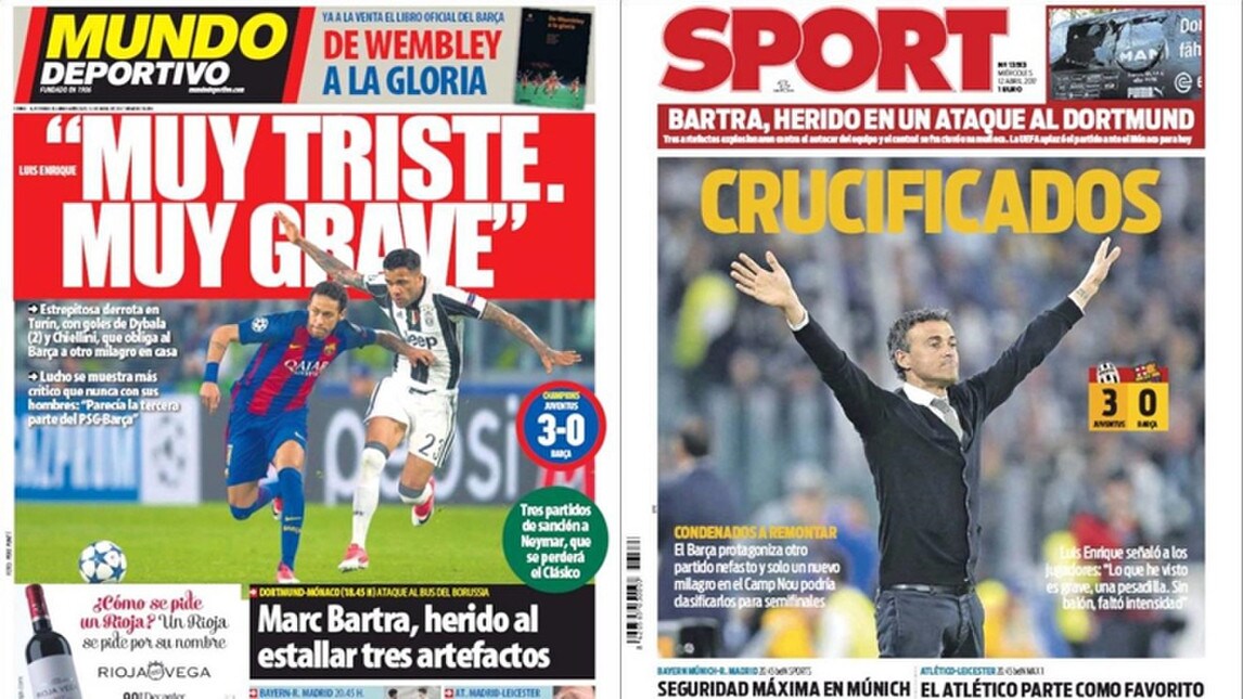 Juventus-Barcellona sui media spagnoli: «Servirà un altro miracolo»