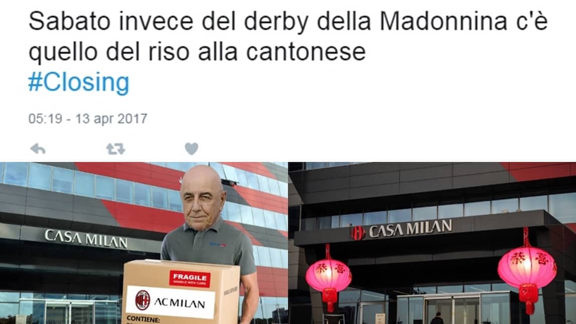 Closing Milan, tutto concluso: sul web impazza l'ironia