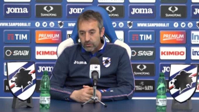 Giampaolo: "Sassuolo organico forte, ma un po' sfortunato"