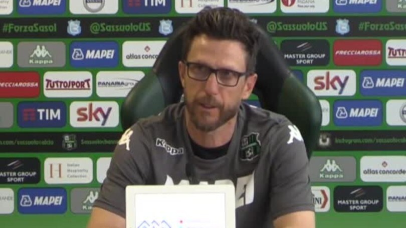 Di Francesco: "Vogliamo tornare a vincere in casa"