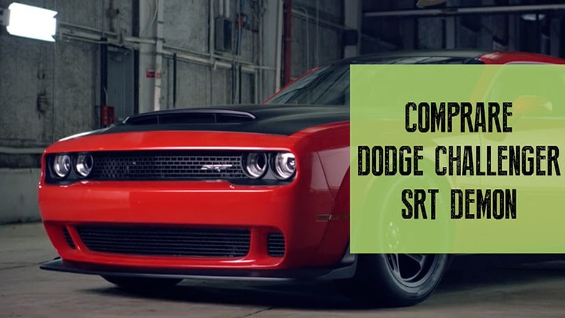 Challenger SRT Demon, perchè comprare un'auto da 844 cv