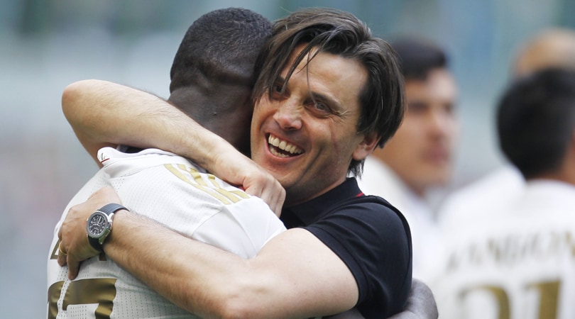 Milan, Montella: «Orsato perfetto, l'Inter perdeva tempo»