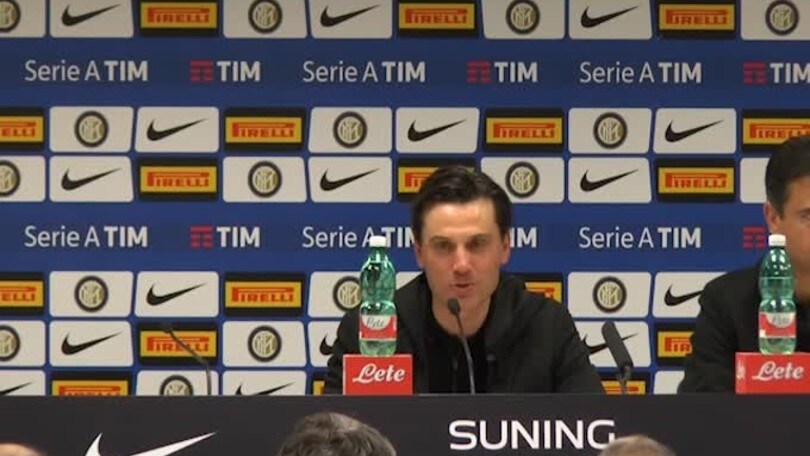 Montella: "Inter furbetta nel finale.."