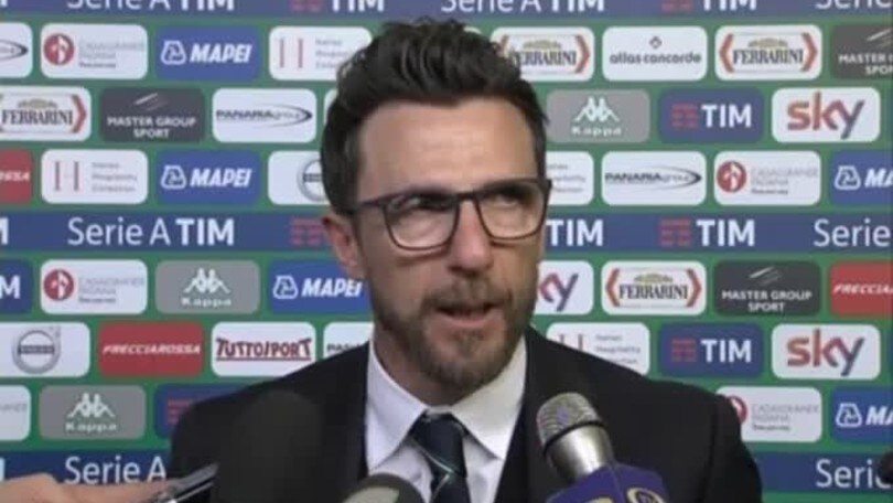 Di Francesco: "Atteggiamento giusto anche dopo i gol"