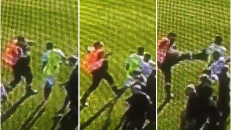Clamoroso a Bastia: lo steward colpisce un giocatore del Lione