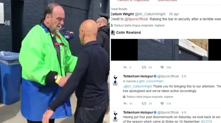 Perquisizioni finte, il Tottenham licenzia lo steward