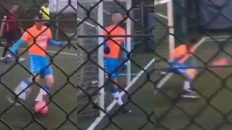 Napoli, che sorpresa! Hamsik in porta nella partita di calcetto tra amici