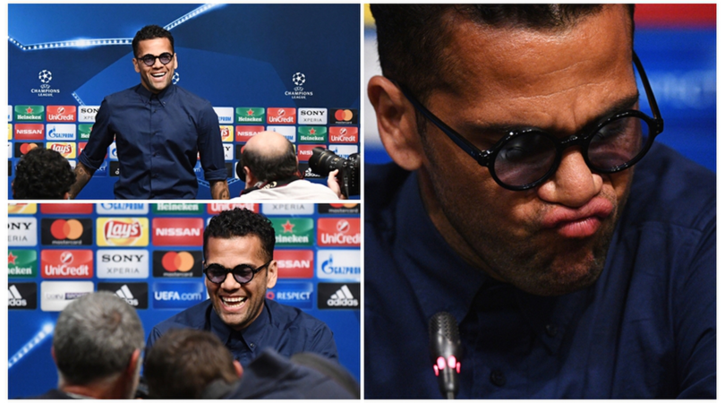 Champions League: tutte le facce di Dani Alves aspettando il Barcellona