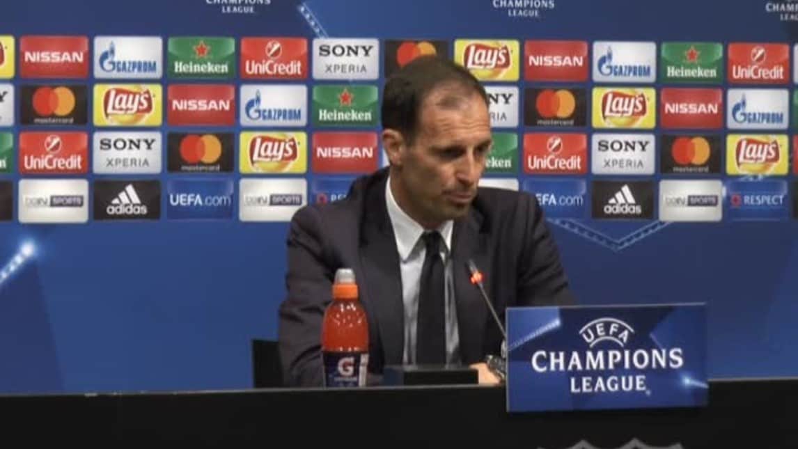 Allegri: "Rispetto per il Barça. Dybala sta bene"