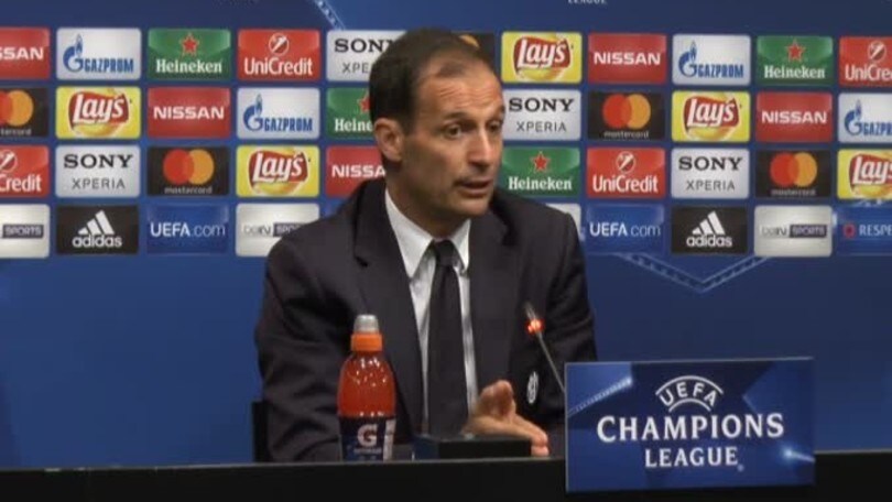 Allegri: "Vincere la Champions sarebbe straordinario"