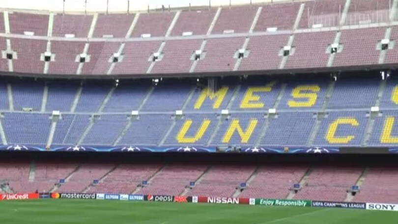 Il Camp Nou si prepara a Barça-Juve
