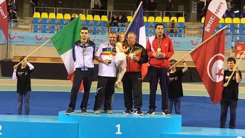 L'azzurro Rizzi sul podio di Gand