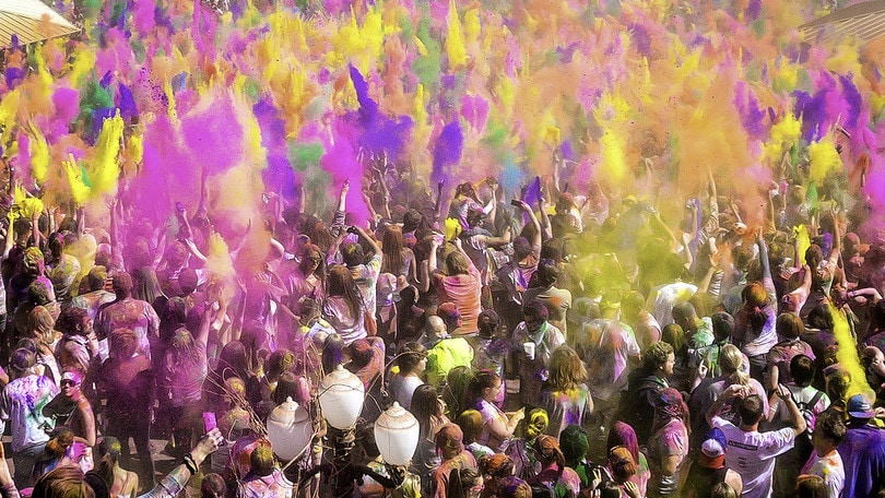 Roma si tinge di mille colori