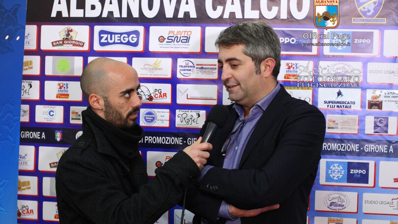 Albanova Calcio, il presidente Zippo: «Vincere per i playoff»