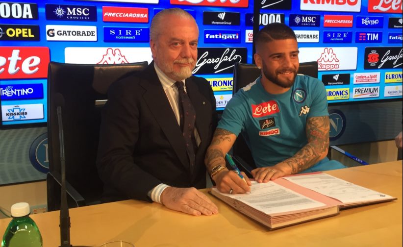 Napoli, Insigne: «Rinnovo? Un sogno». De Laurentiis: «Lorenzo una bandiera, non tutti come lui»