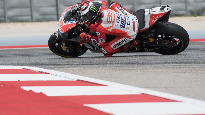 MotoGp Usa, Lorenzo: «Ducati, il feeling migliora»