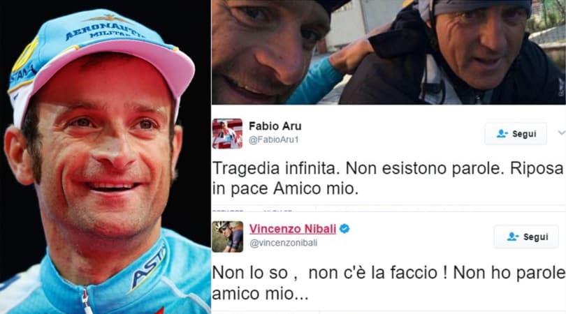 Morte di Michele Scarponi: i tweet del mondo dello sport