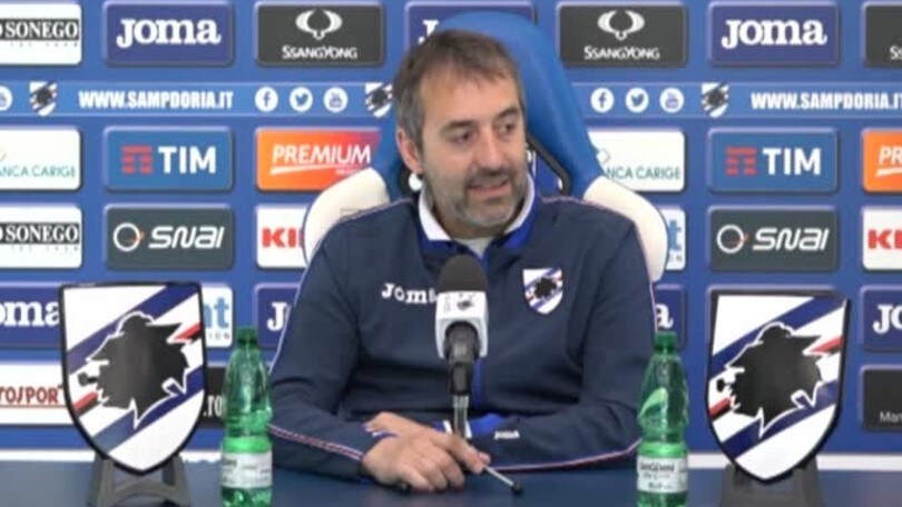 Giampaolo: "Domani ci giochaimo fetta di credibilità"