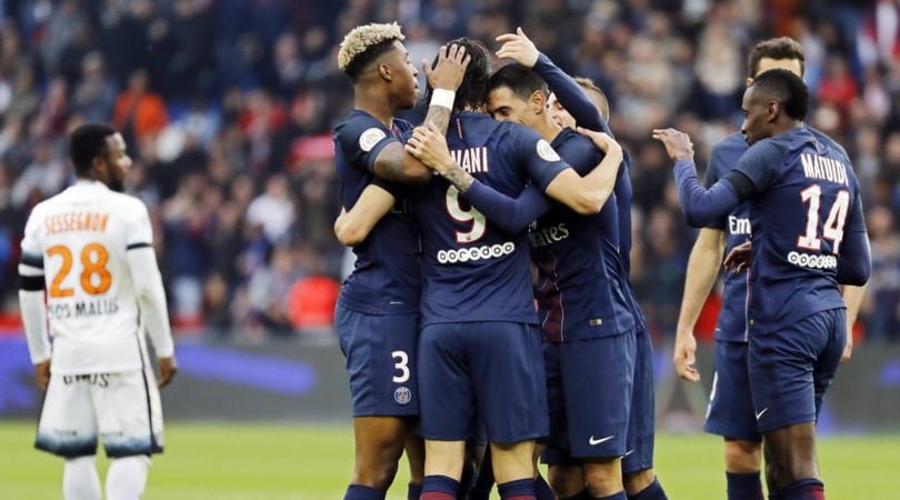 Ligue 1, Cavani e Di Maria in gol: 2-0 al Montpellier e Psg solo in vetta