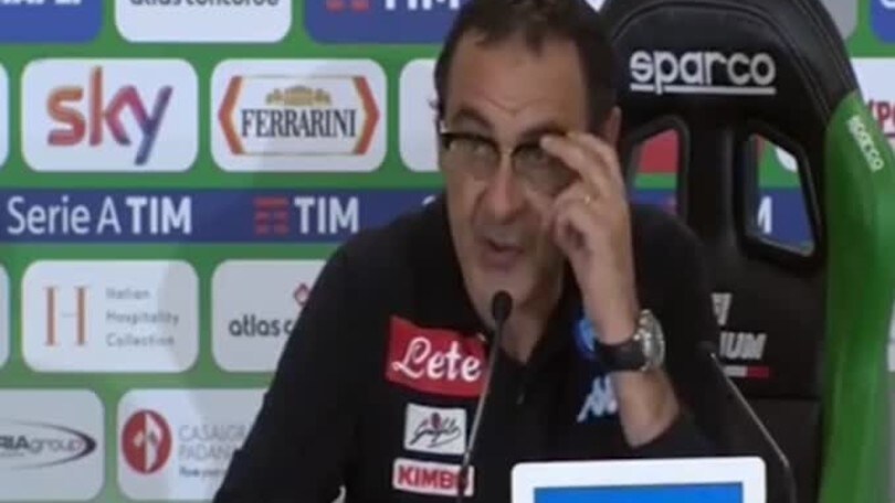 Sarri: "Con Damato siamo sfortunati"