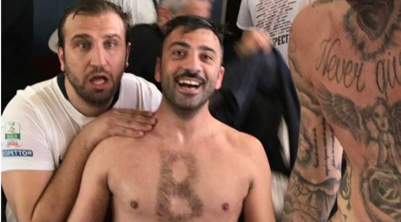 Foggia, festa Serie B: anche Pio e Amedeo negli spogliatoi!