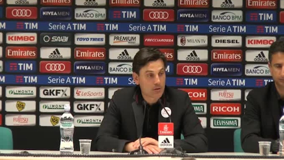 Montella: "A De Sciglio non viene perdonato nulla"