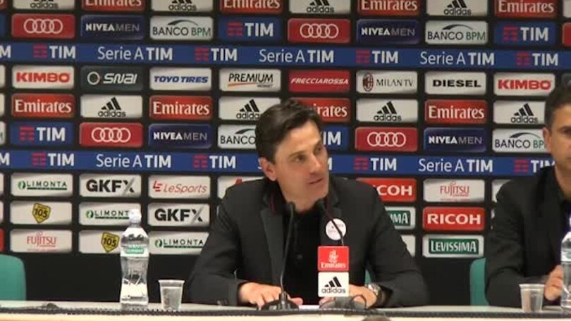 Montella al giornalista: "Dove pensavi potessimo arrivare con questa squadra?"