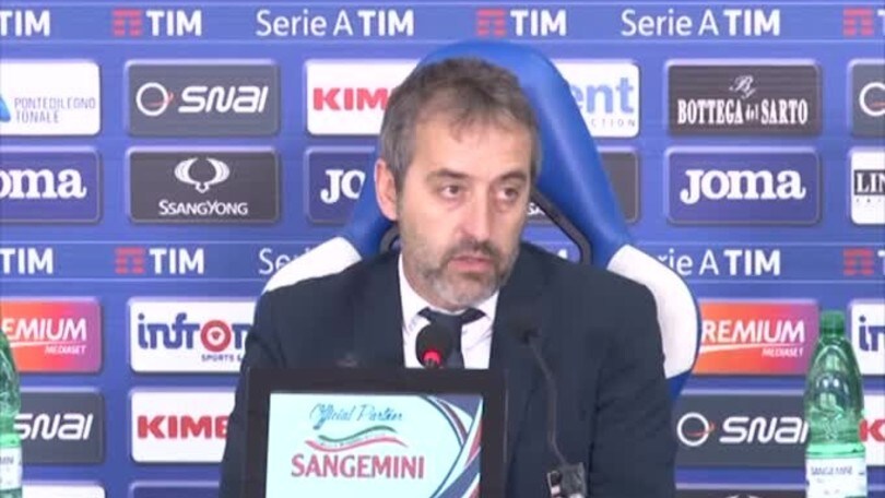 Giampaolo: "Non perdiamo la nostra credibilità"