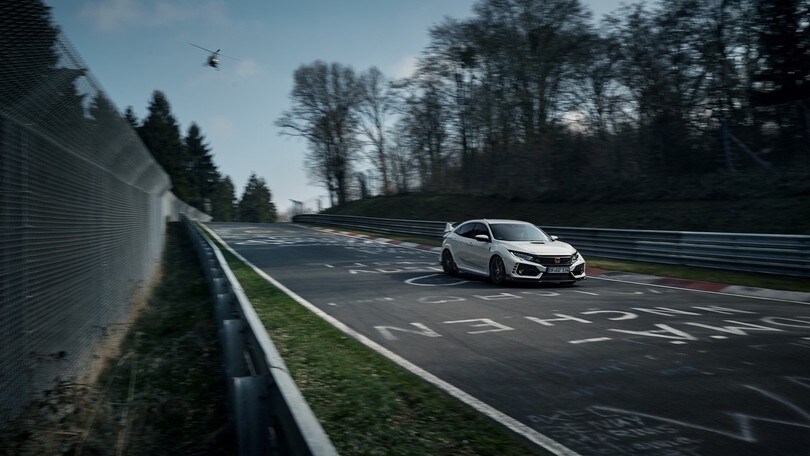 Honda Civic Type-R, il nuovo record al Nurburgring