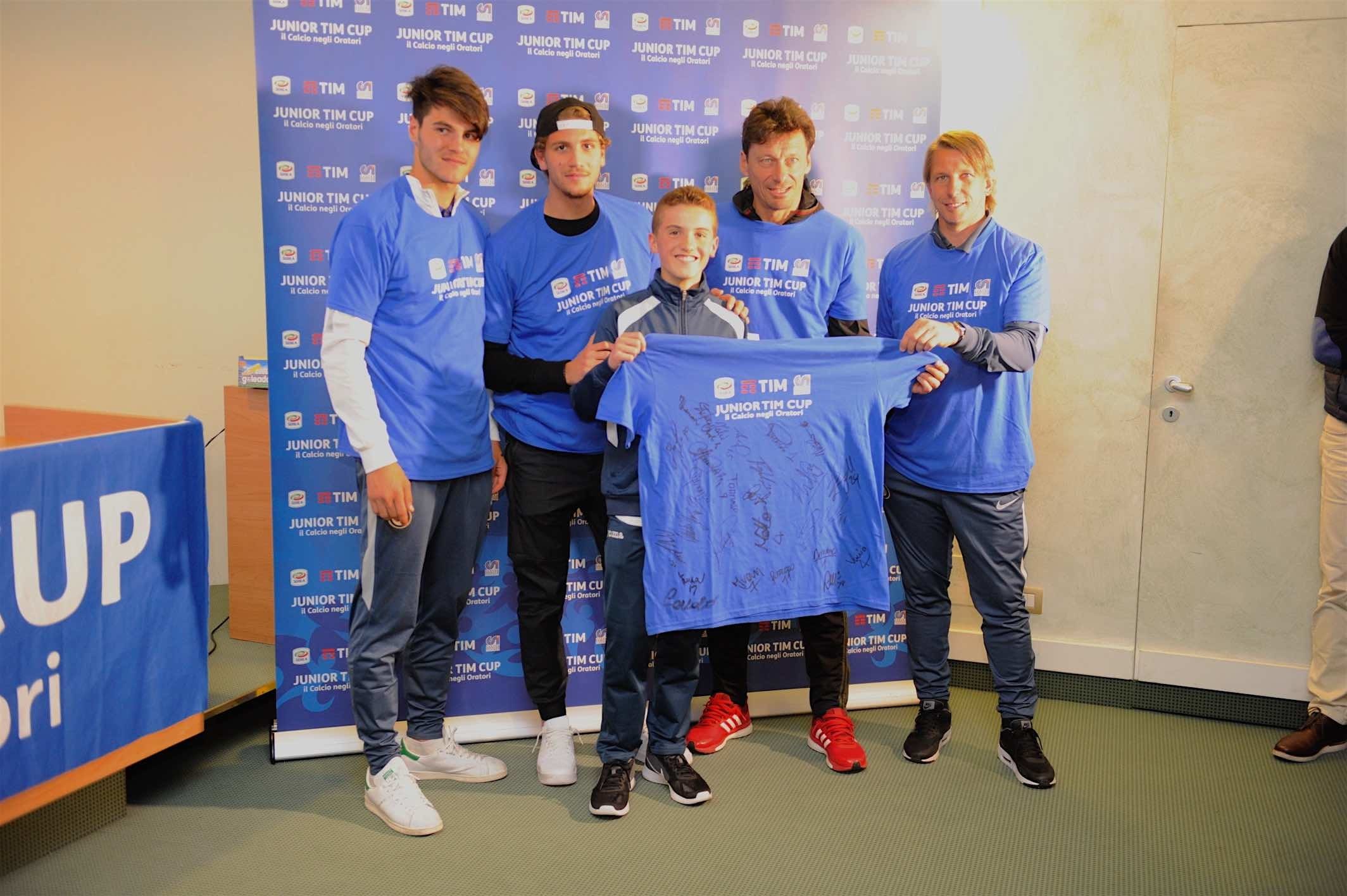 Locatelli testimonial della Junior Tim Cup