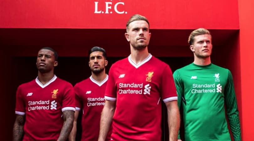 La maglia Liverpool 2017/2018: omaggio ai 125 anni di storia