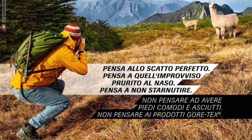Don't think about Gore-Tex products. La nuova campagna di Gore-Tex