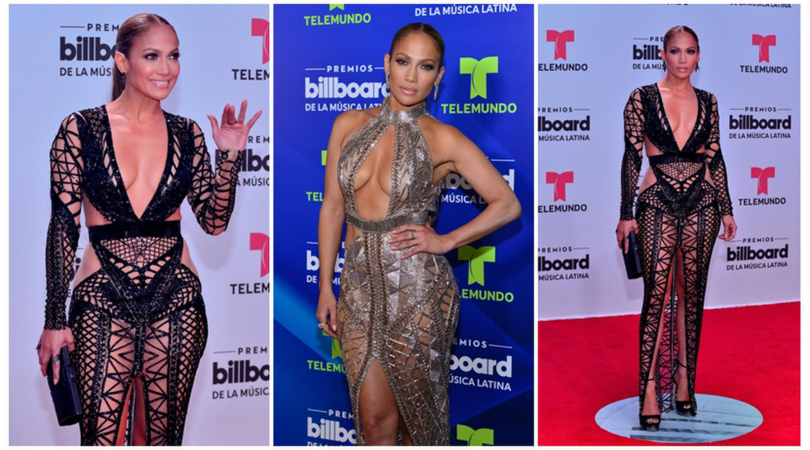Jennifer Lopez, forme straripanti ai Latin Music Award