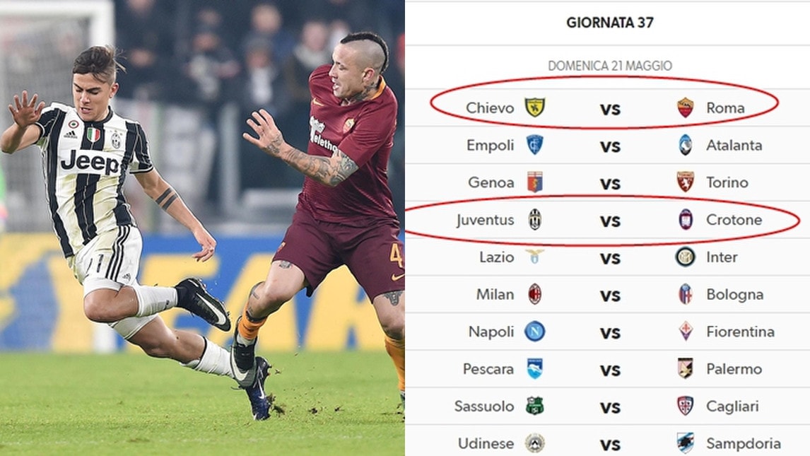 Serie A, il calendario di Roma e Juve fino alla fine del campionato