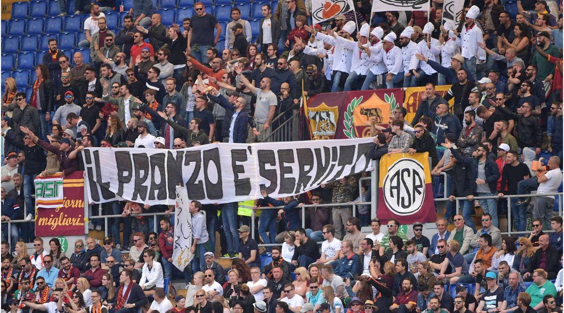 Roma-Lazio: lo spettacolo del derby sugli spalti