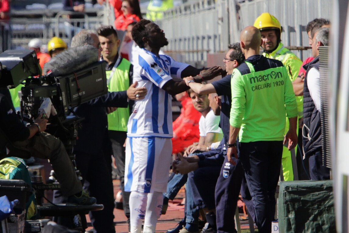 Muntari squalificato, Cagliari graziato