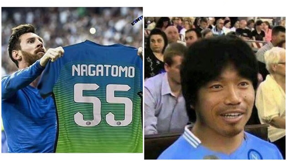Nagatomo, che ironie! Il web non perdona l'errore su Callejon