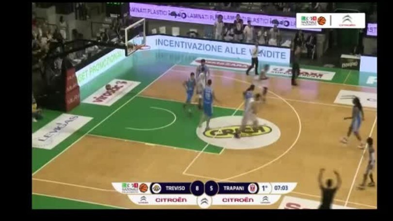 Highlights Gara 1 Ottavi Playoff A2 Citroën De' Longhi Treviso-Lighthouse Trapani