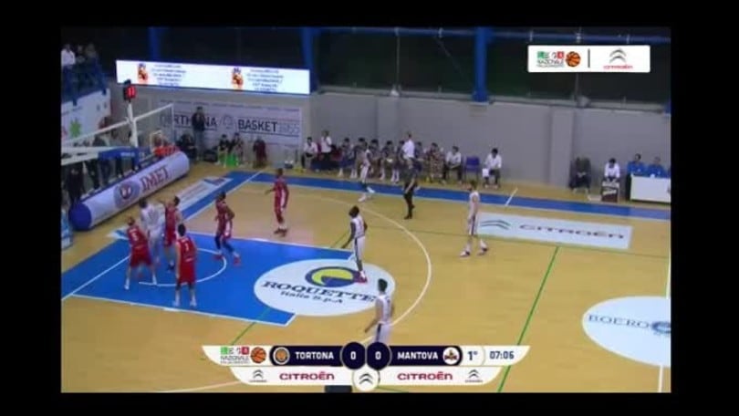 Highlights Gara 1 Ottavi Playoff A2 Citroën Orsi Tortona-Dinamica Generale Mantova