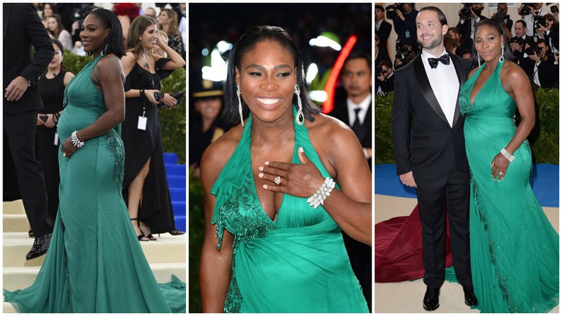 Serena Williams, red carpet con il pancione a New York