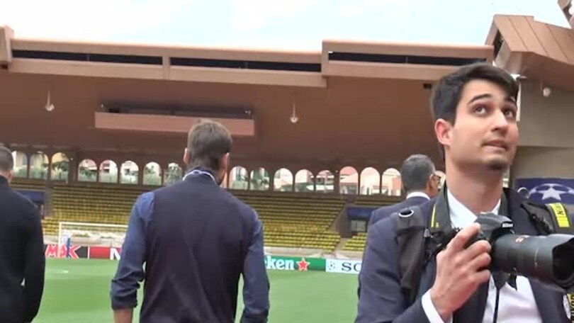 Juventus: walk around sul campo del Monaco