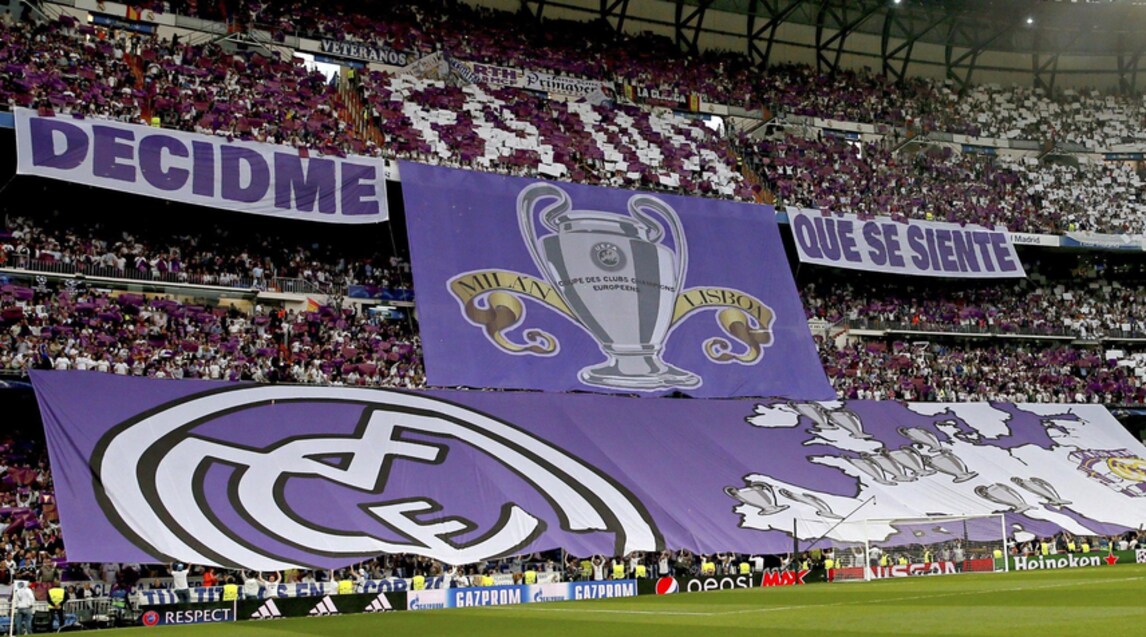 Champions League, la coreografia del Real Madrid fa infuriare l'Atletico