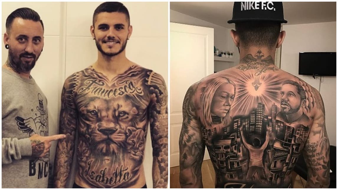 Dopo Gabigol, ecco Icardi. È l'Inter dei tatuaggi