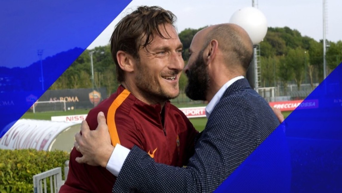 Roma, l'annuncio di Monchi: "Totti sarà dirigente"